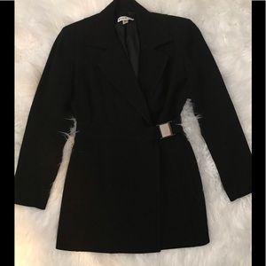 Bebe vintage jacket with side clasp closure 2p